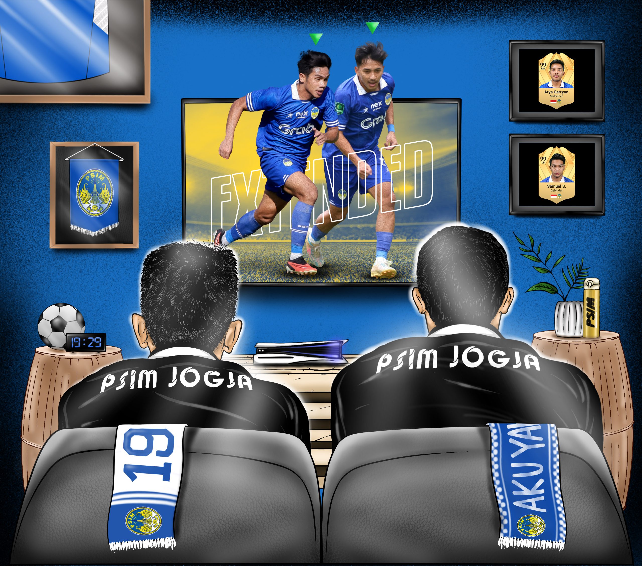 Samuel dan Arya, dua pemain pinjaman musim lalu resmi perkuat PSIM Jogja.