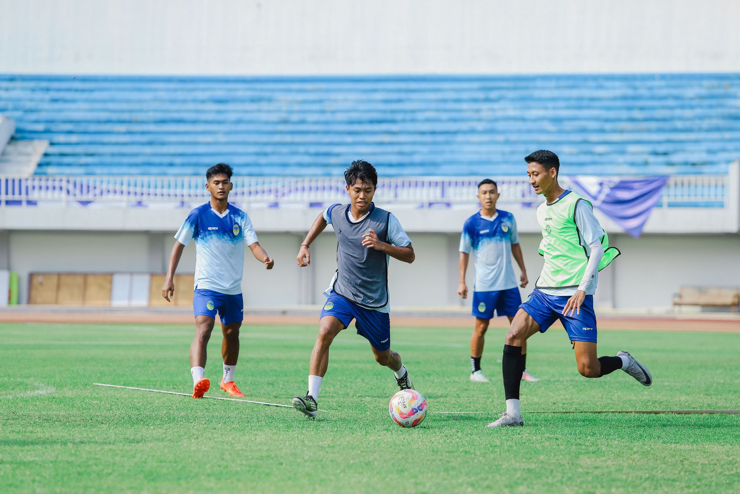 Skuad Laskar Mataram berlatih jelang laga away ke Boyolali.