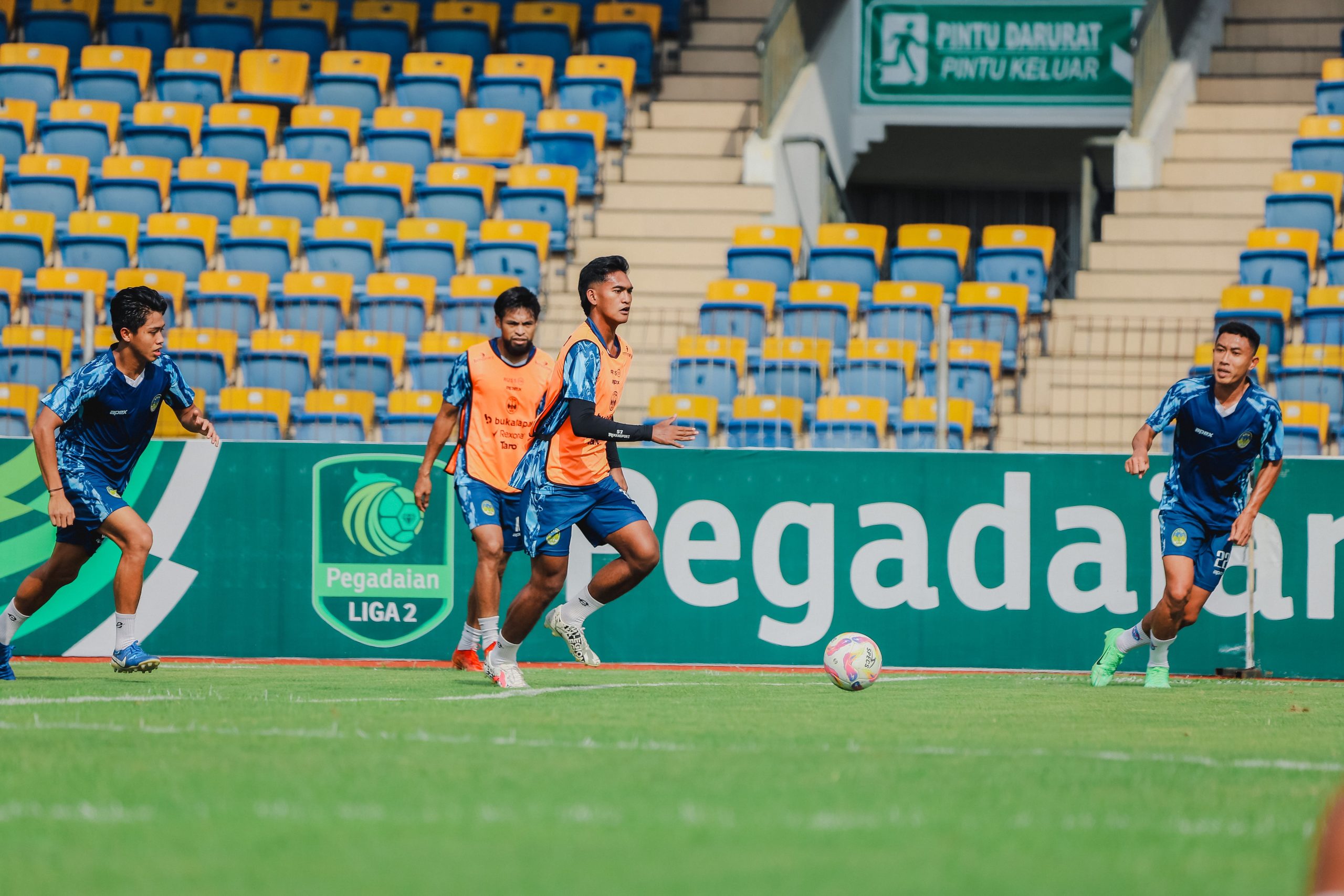 Latihan resmi terakhir PSIM Jogja sebelum melawan PSPS Pekanbaru.