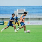 PSIM Jogja dalam agenda Official Training jelang laga melawan PSPS Pekanbaru.