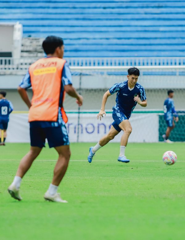 Yusaku Yamadera dalam sesi latihan rutin bersama Laskar Mataram.