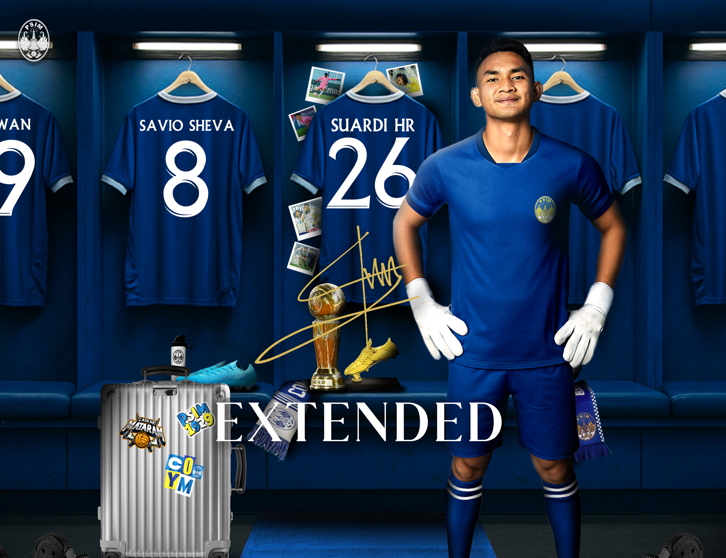 Sang Tembok Kokoh Laskar Mataram, Harlan Suardi, resmi memperpanjang kontraknya untuk dua musim ke depan.