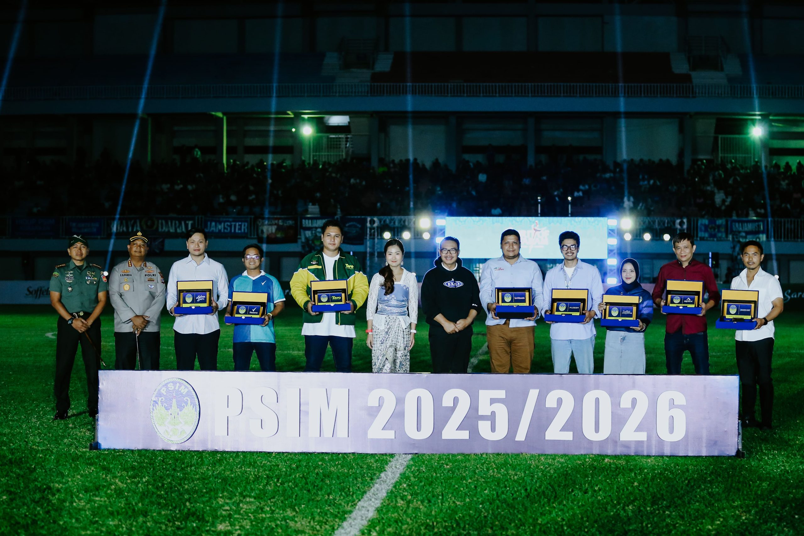PSIM Jogja menyambut musim Super League 2025/26 dengan memperkenalkan jajaran sponsor baru di Mandala Krida, Yogyakarta, pada Selasa (29/7).
