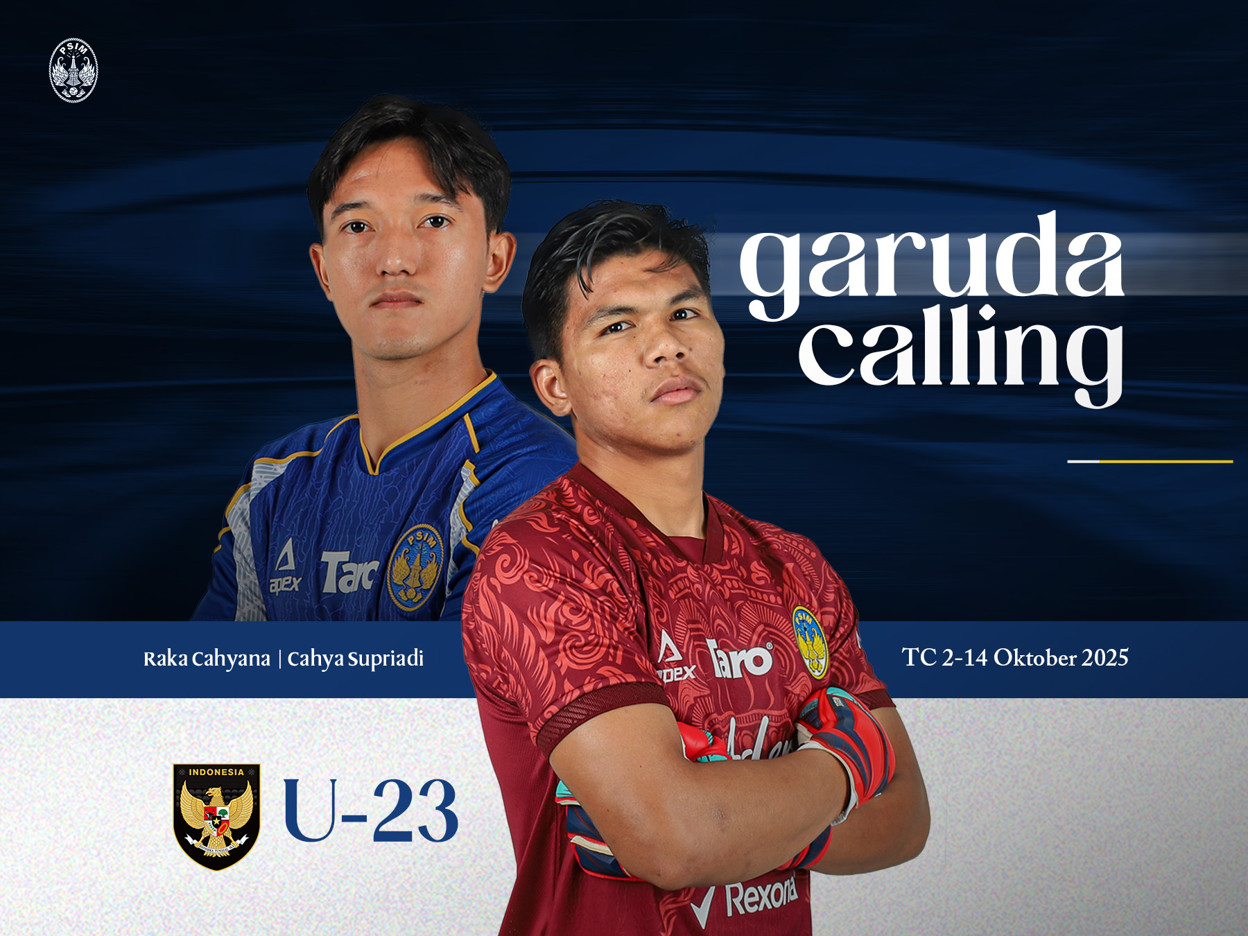 Raka Cahyana dan Cahya Supriadi akan mengikuti pemusatan latihan di Jakarta untuk persiapan Sea Games 2025 di Bangkok, Thailand. 