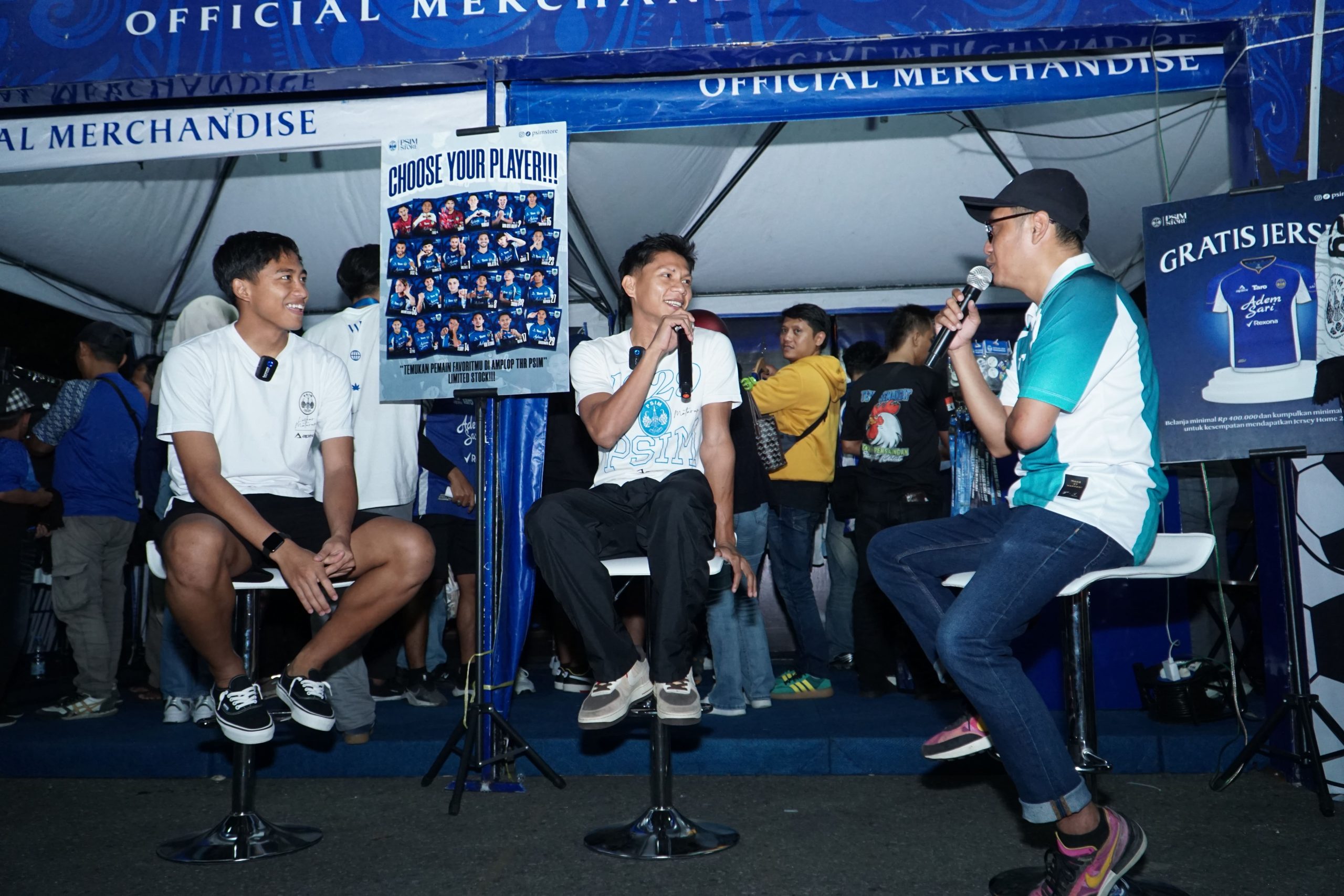 PSIM Jogja sukses menyelenggarakan acara temu sapa pemain bersama Rexona jelang laga kandang Laskar Mataram pada Rabu (11/3) malam.