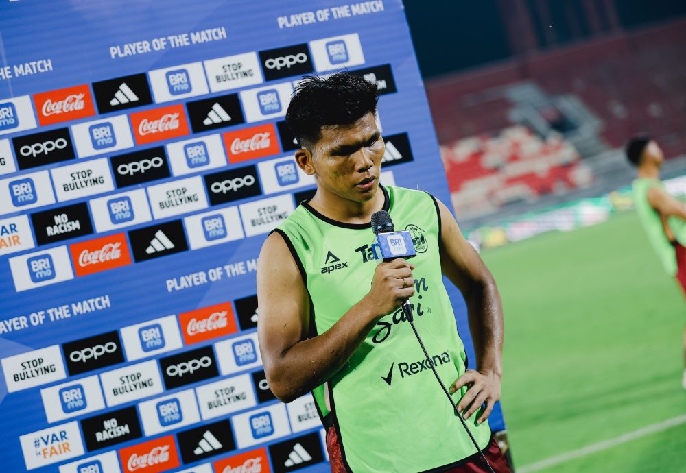 Penjaga gawang andalan PSIM Jogja, Cahya Supriadi, sukses meraih gelar Man of The Match (MOTM) saat menghadapi Persija Jakarta.