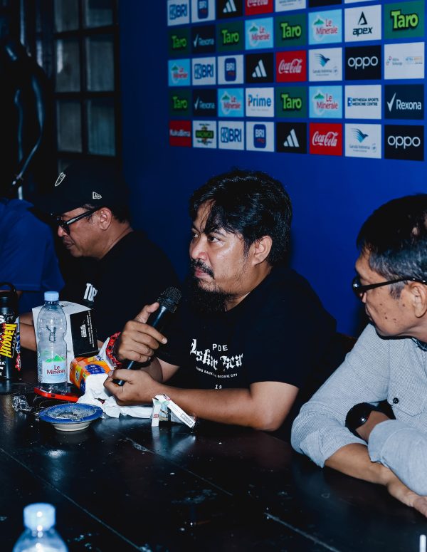 Manajemen PSIM Jogja menggelar konferensi pers guna memberi keterangan resmi terkait pemindahan lokasi pertandingan menjamu Persija Jakarta.
