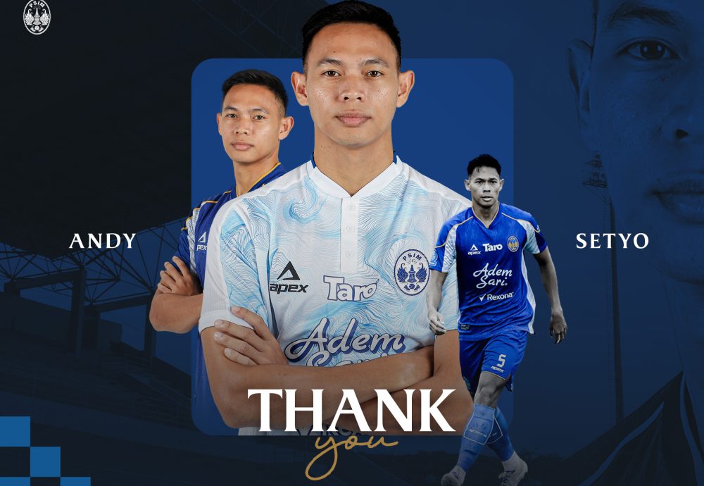 PSIM Jogja resmi mengakhiri kerja sama dengan salah satu pemainnya, Andy Setyo, setelah menyelesaikan kontrak selama satu musim penuh.