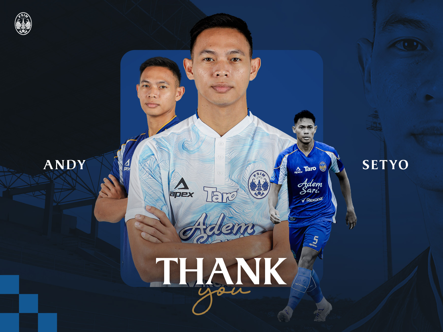 PSIM Jogja resmi mengakhiri kerja sama dengan salah satu pemainnya, Andy Setyo, setelah menyelesaikan kontrak selama satu musim penuh.