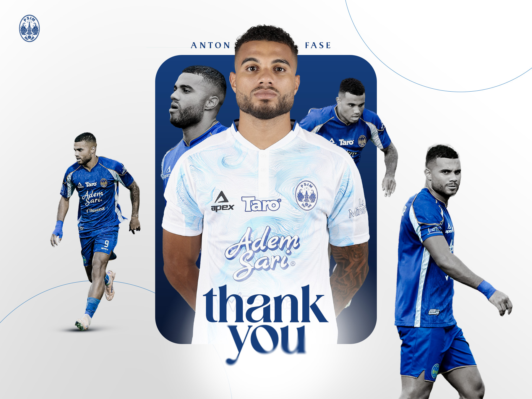 Manajemen PSIM Jogja secara resmi telah berpisah dengan salah satu pemain asingnya, Anton Fase, setelah semusim bersama.