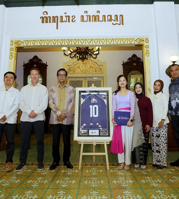 Jajaran manajemen PSIM Jogja sowan menghadap Gubernur Daerah Istimewa Yogyakarta (DIY) di Gedung Wilis, Kompleks Kepatihan, Kamis (27/8).