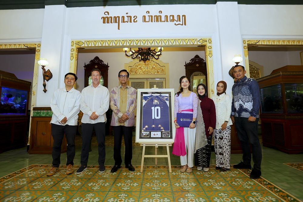 Jajaran manajemen PSIM Jogja sowan menghadap Gubernur Daerah Istimewa Yogyakarta (DIY) di Gedung Wilis, Kompleks Kepatihan, Kamis (27/8).
