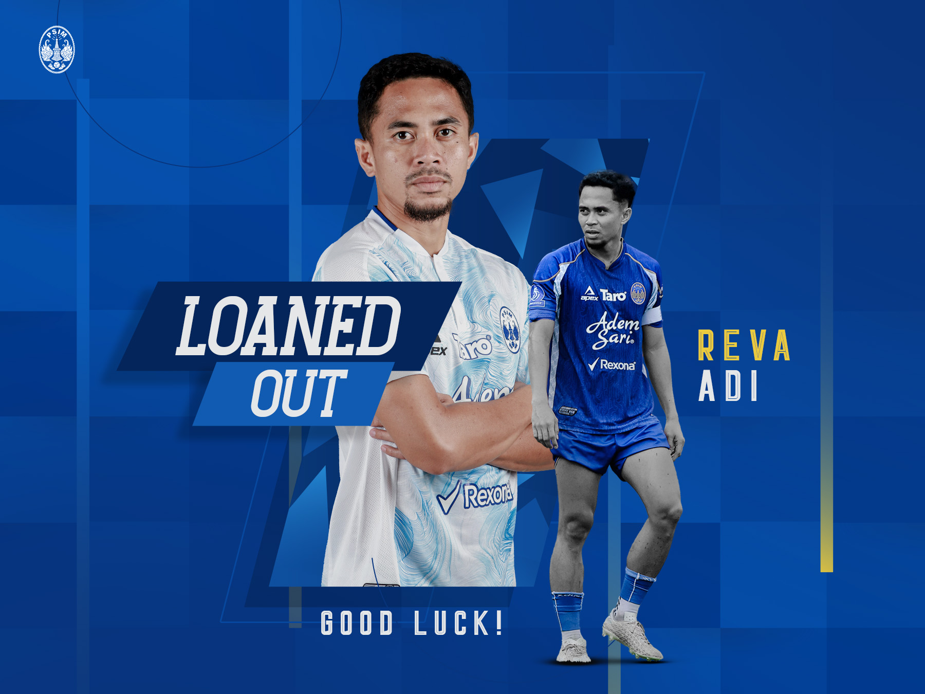 PSIM Jogja resmi melepas salah satu pemain bertahannya, Reva Adi Utama, menuju Borneo FC Samarinda dengan status pinjaman.
