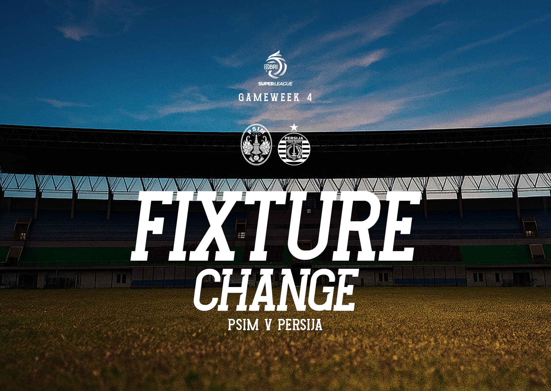 MOC atau Panpel PSIM Jogja secara resmi mengumumkan penyesuaian waktu pelaksanaan pertandingan kandang melawan Persija Jakarta (10/10).