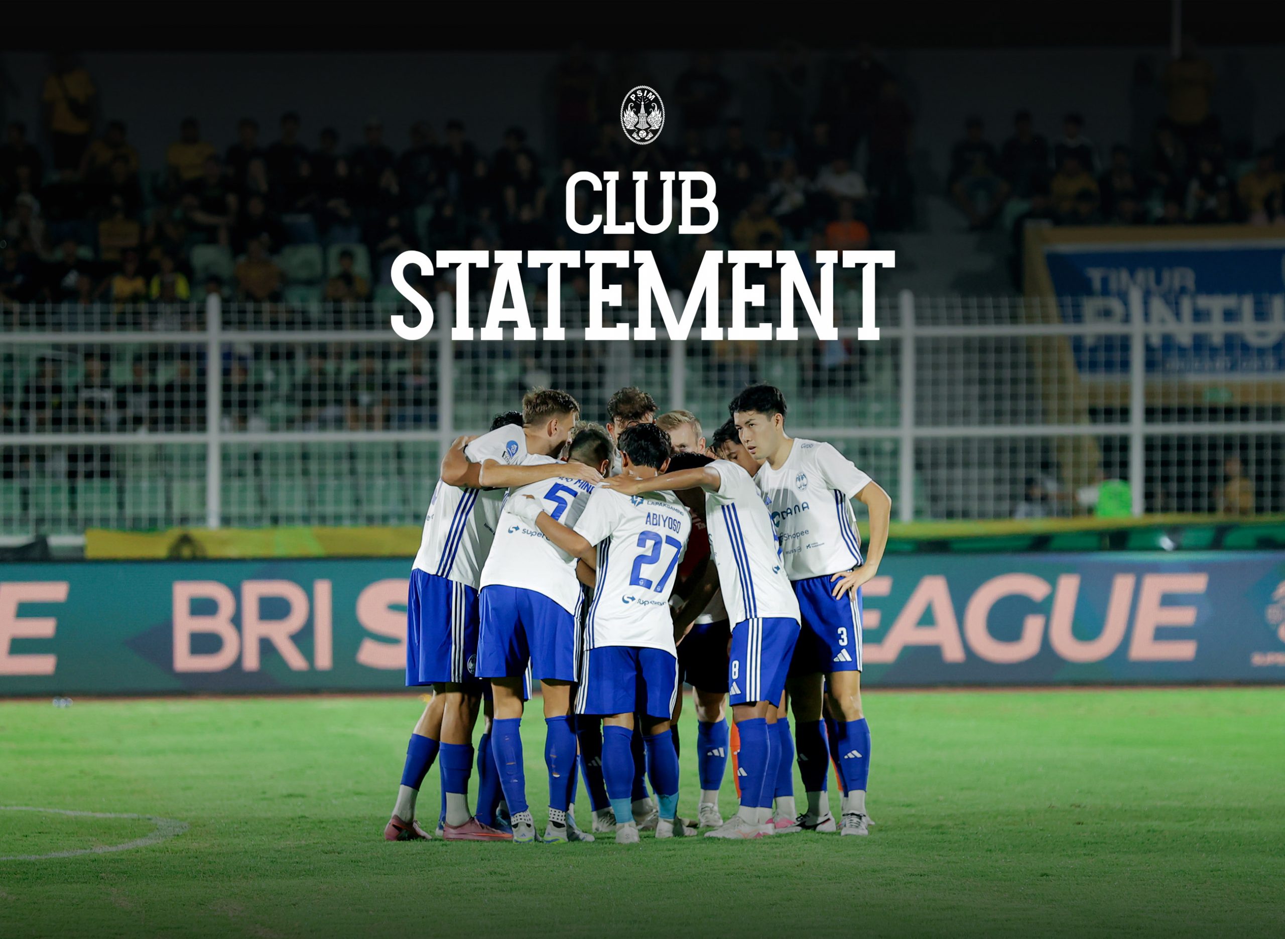 Pernyataan resmi dari manajemen PSIM Jogja dan pemain Mauro Caballero atas sanksi Komdis PSSI terkait rasisme yang dijatuhkan kepada pemain.
